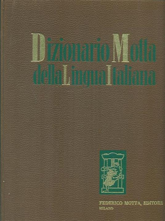 Dizionario Motta dellaLingua Italiana. 2 vv - 2