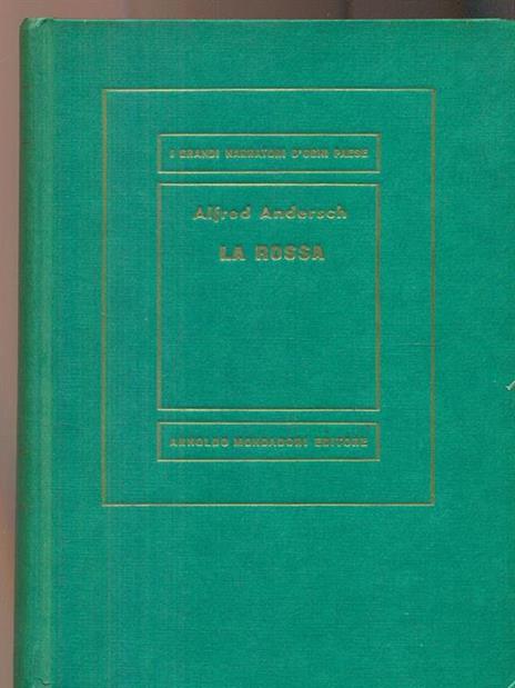 La rossa - Alfred Andersch - copertina