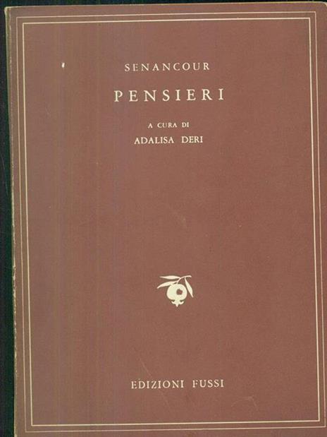 Pensieri - copertina