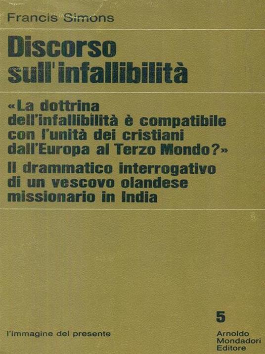 Discorso sull'infallibilità - 3