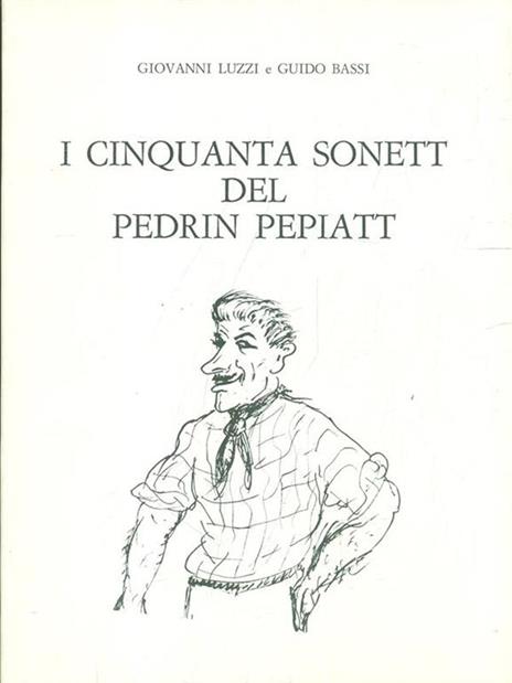 cinquanta sonett del Pedrin Pepiatt - Giovanni Luzzi - copertina