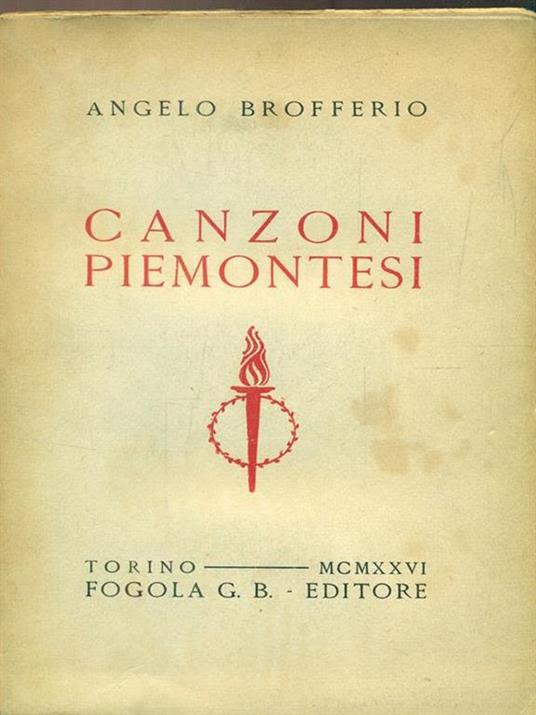 Canzoni piemontesi - Angelo Brofferio - 8