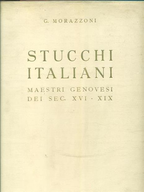 Stucchi italiani - G. Morazzoni - 11