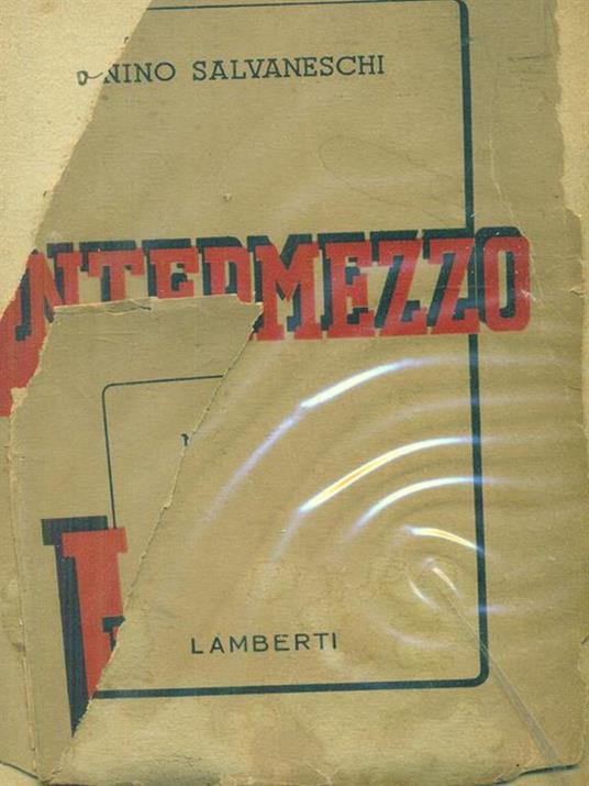 Intermezzo - Nino Salvaneschi - copertina