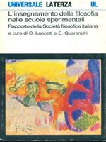 L' insegnamento della filosofia nelle scuole sperimentali