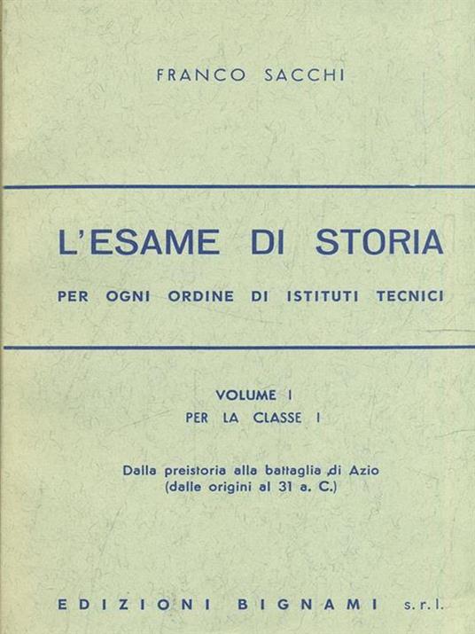 L' esame di storia. Volume I - 3