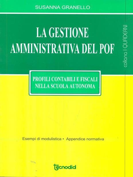 La gestione amministrativa del Pof - Susanna Granello - 9