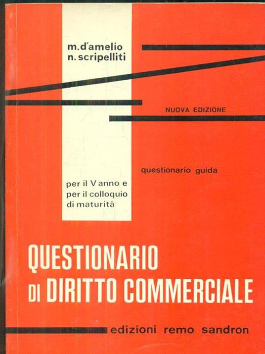 Questionario di diritto commerciale - 6