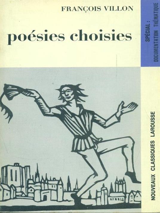 Poésies choisies - François Villon - copertina