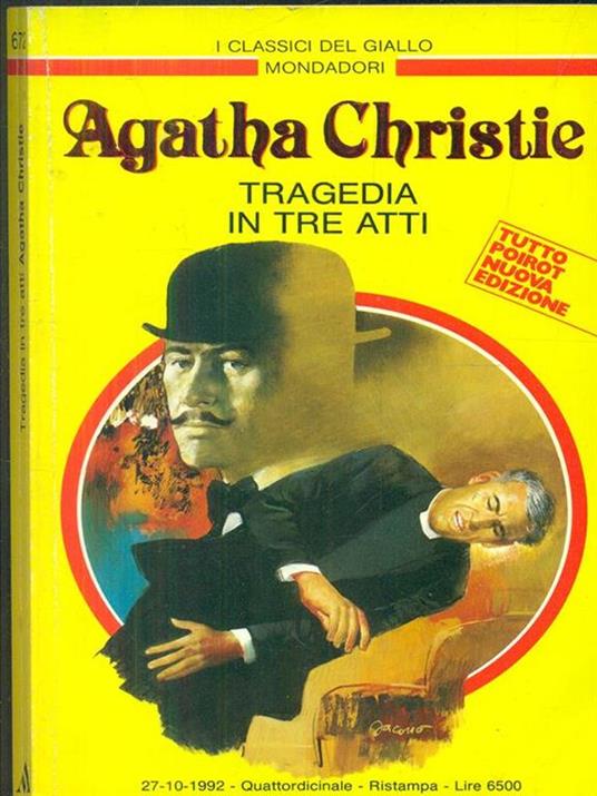 Tragedia in tre atti - Agatha Christie - copertina