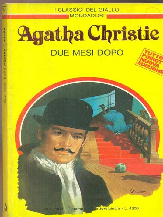 Due mesi dopo - Agatha Christie - copertina