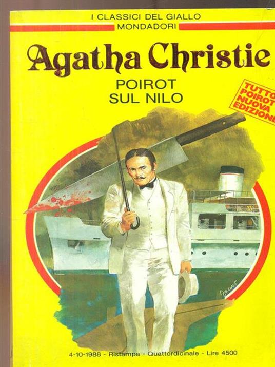 Poirot sul nilo - Agatha Christie - copertina