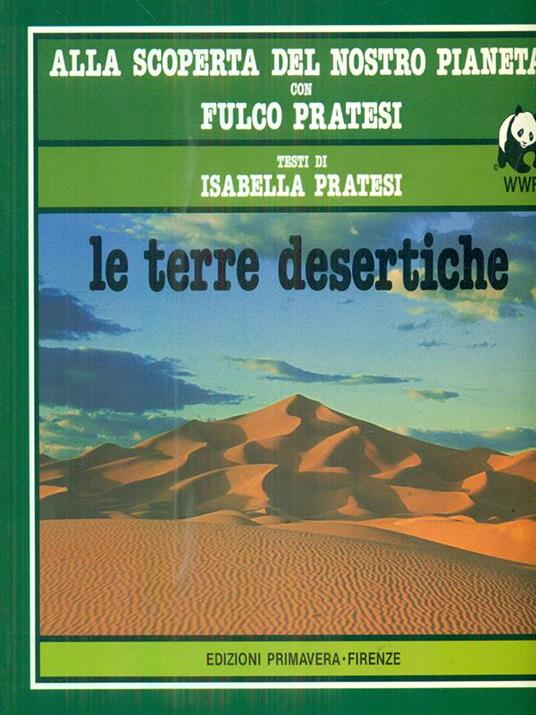 terre desertiche - Fulco Pratesi - copertina