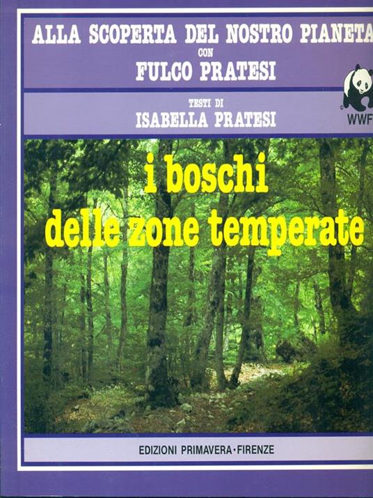 boschi delle zone temperate - Isabella Pratesi - copertina