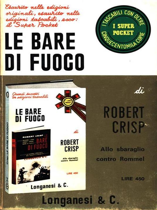 Le bare di fuoco - Robert Crisp - copertina