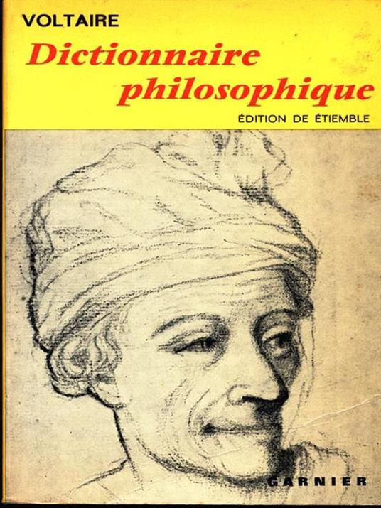 Dictionnaire philosophique - Voltaire - copertina