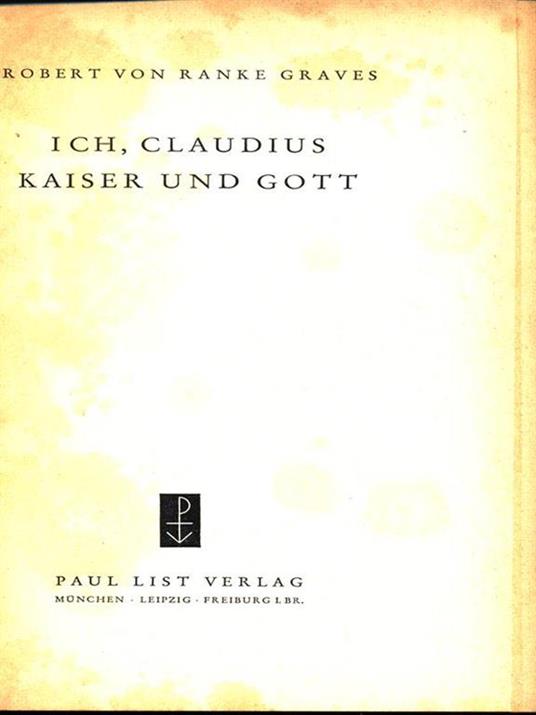 Ich, Claudius Kaiser und Gott - Robert von Ranke-Graves - 8