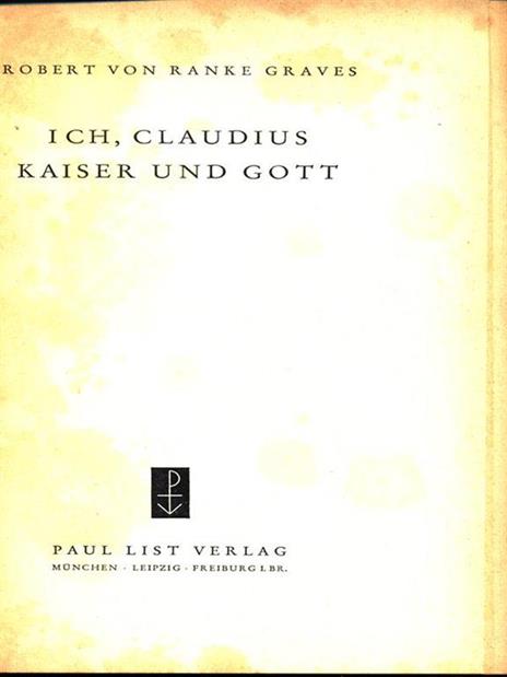 Ich, Claudius Kaiser und Gott - Robert von Ranke-Graves - 10