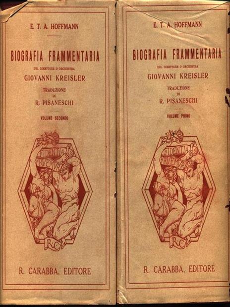 Biografia frammentaria. 2 vv - Ernst T. Hoffmann - copertina