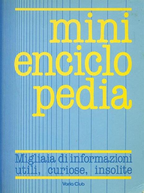 Mini enciclopedia - copertina