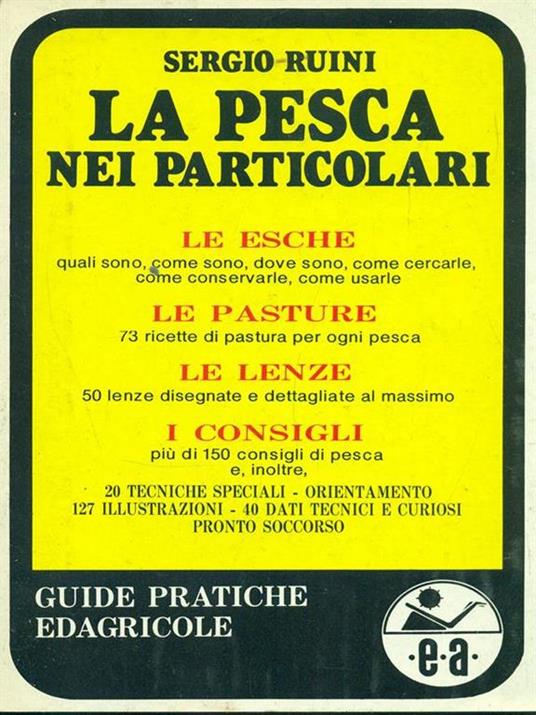 La pesca nei particolari - Sergio Ruini - copertina