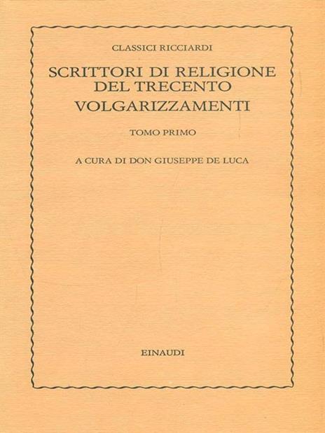 Scrittori di religione del Trecento 4 volumi - 7