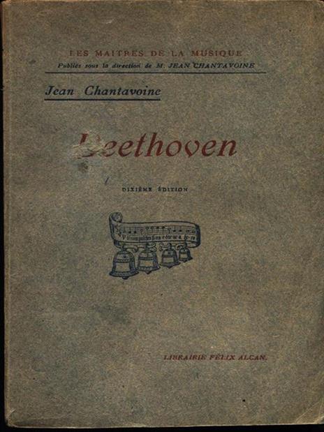 Beethoven - Jean Chantavoine - copertina