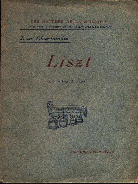 Liszt - Jean Chantavoine - copertina