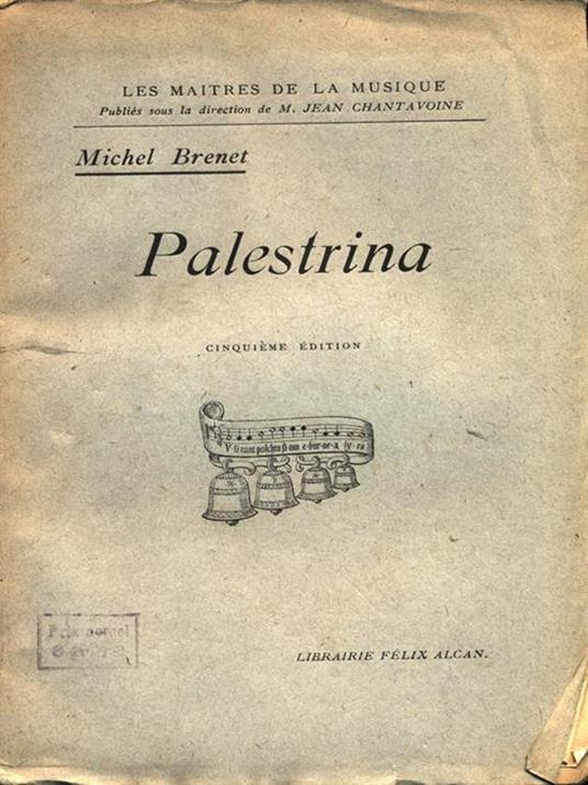 Palestrina - Michel Brenet - copertina