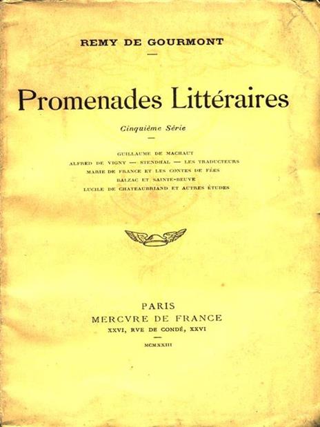 Promenades Litterares - Rémy de Gourmont - 6