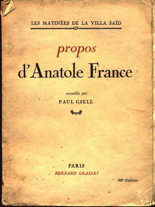 Propos - Anatole France - 6