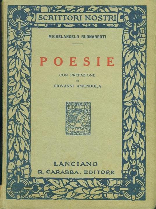 Poesie - Michelangelo Buonarroti - 6