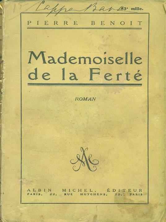 Mademoiselle de la Ferté - Pierre Benoit - 10