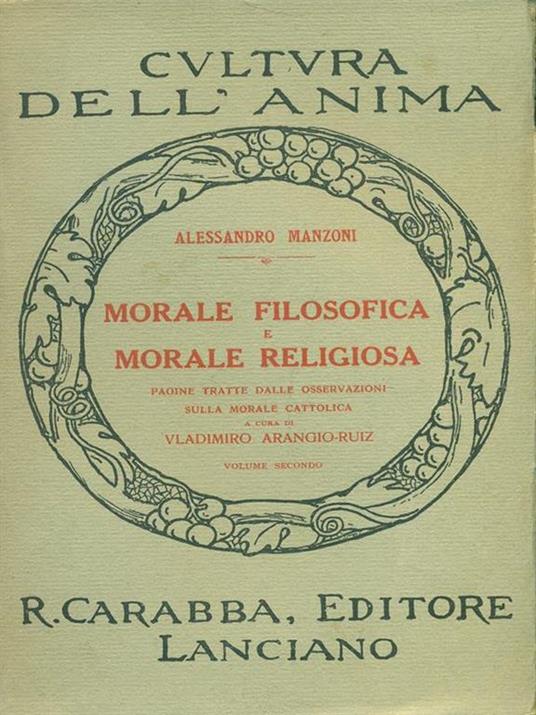 Morale filosofica e morale religiosa - Alessandro Manzoni - 4