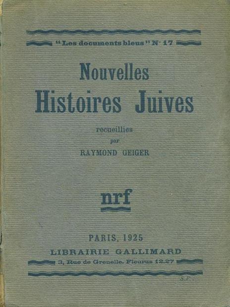 Nouvelles Histoires Juives - Raymond Geiger - 5