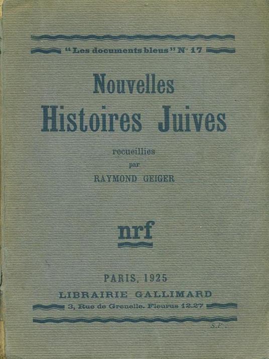 Nouvelles Histoires Juives - Raymond Geiger - 5