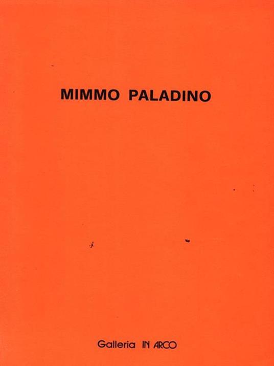 Mimmo Paladino - copertina