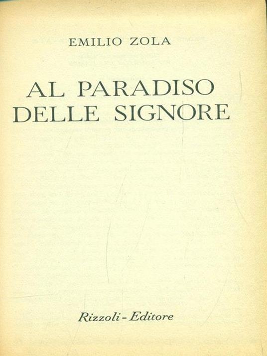 Al paradiso delle signore - Émile Zola - 6