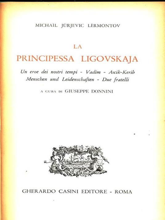 La Principessa Ligovskaja - Michail Jur'evi Lermontov - 4