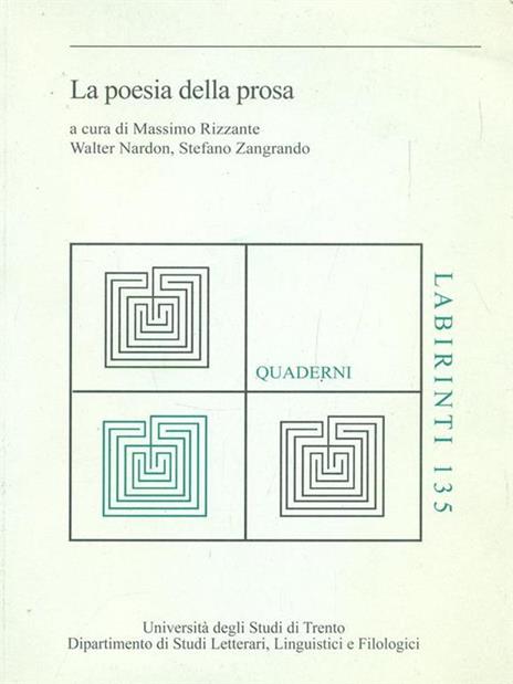 La poesia della prosa - Rizzante - 7