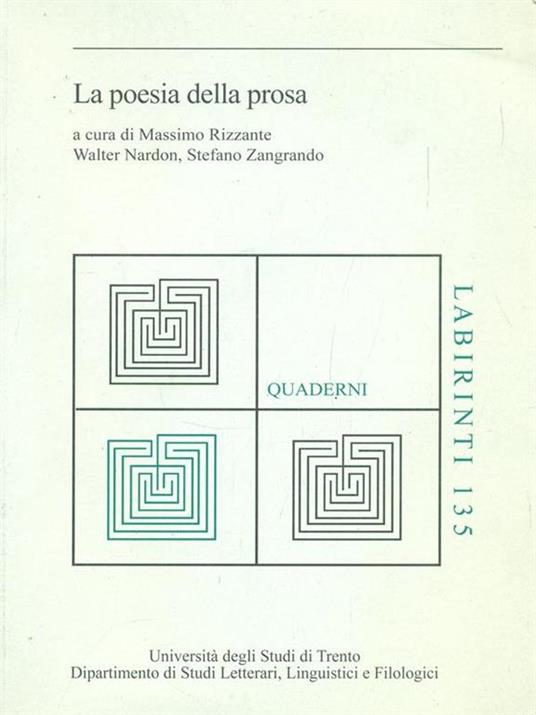 La poesia della prosa - Rizzante - 10