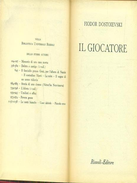 Il giocatore - Fëdor Dostoevskij - 5