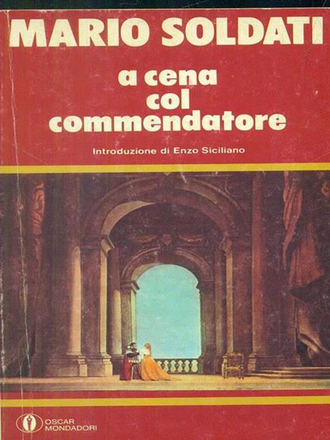 A cena col commendatore - Mario Soldati - copertina