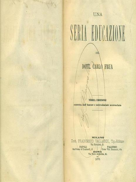 Una seria educazione - Carlo Frua - 4