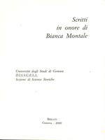 Scritti in onore di Bianca Montale