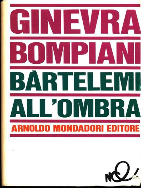 Bartelemi all'ombra - Ginevra Bompiani - 2