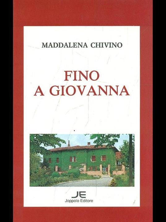 Fino a Giovanna - Maddalena Chivino - copertina