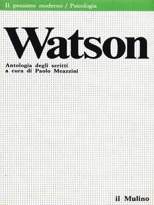 Watson - Paolo Meazzini - copertina
