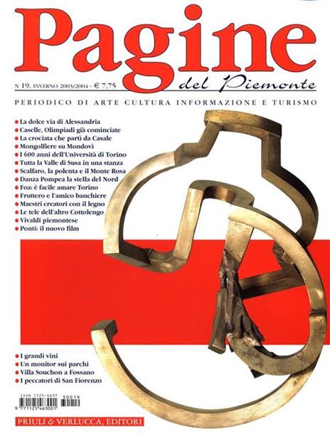 Pagine del Piemonte. N. 19Inverno 2003 2004 - copertina