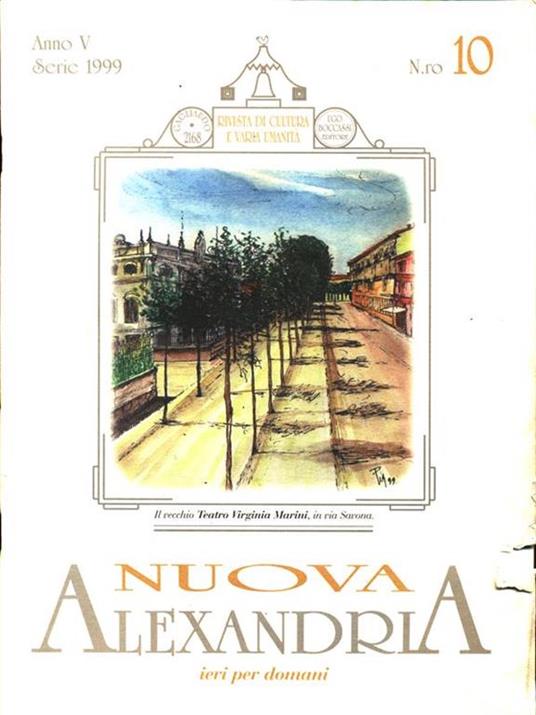 Nuova Alexandria. anno V Serie1999 / N. Ro 10 - copertina